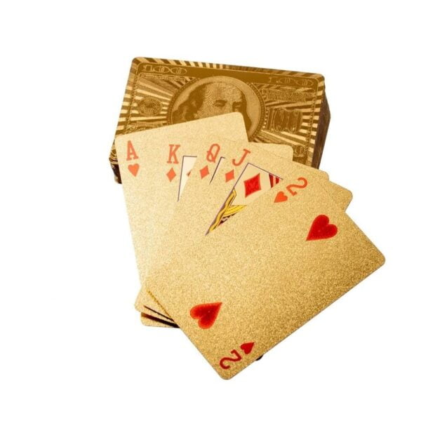 Auksinės žaidimo kortos (54 vnt.)