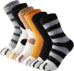 Šiltos ir jaukios kojinės namams - Katino pėdutės - jaukios dovanos, dovanų idėjos, idejos dovanoms, dovanu ideja