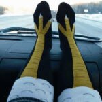 3D kojinės namams - Vištos kojos