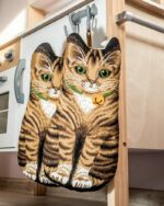 Karščiui atsparios virtuvinės pirštinės - Katės
