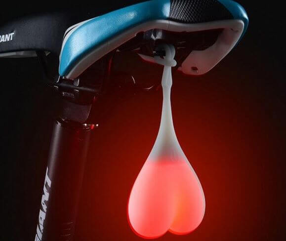 LED galinė dviračio šviesa - Sėklidės