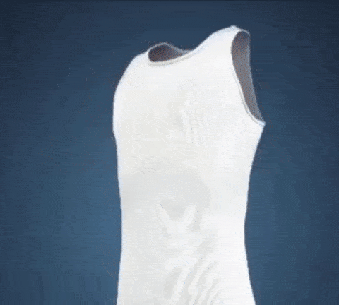 Doreanse kūno spalvos figurą formuojantys marškinėliai vyrams